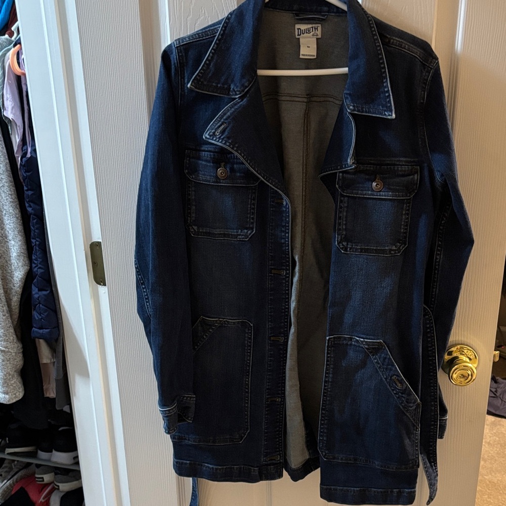 Duluth Trading Co Indigo Denim Jacket